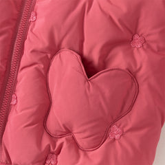 Dave&Bella Toddler Girls Winter Versatile Cute Outwear Lightweight Down Puffer Jacket