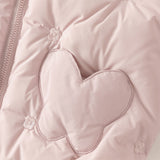 Dave&Bella Toddler Girls Winter Versatile Cute Outwear Lightweight Down Puffer Jacket