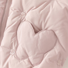 Dave&Bella Toddler Girls Winter Versatile Cute Outwear Lightweight Down Puffer Jacket