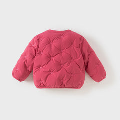 Dave&Bella Toddler Girls Winter Versatile Cute Outwear Lightweight Down Puffer Jacket