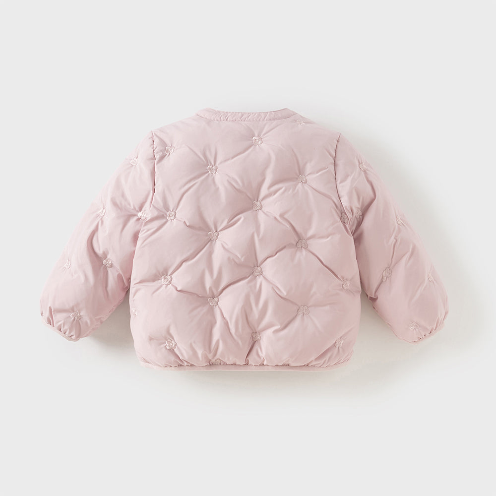 Dave&Bella Toddler Girls Winter Versatile Cute Outwear Lightweight Down Puffer Jacket