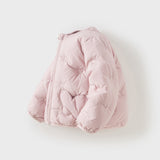 Dave&Bella Toddler Girls Winter Versatile Cute Outwear Lightweight Down Puffer Jacket