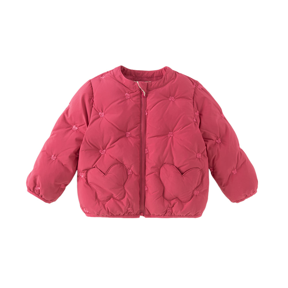 Dave&Bella Toddler Girls Winter Versatile Cute Outwear Lightweight Down Puffer Jacket