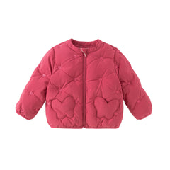 Dave&Bella Toddler Girls Winter Versatile Cute Outwear Lightweight Down Puffer Jacket