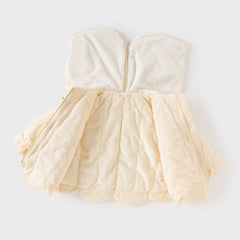 Dave&Bella Toddler Girls Cute Yellow Butterfly-Style Shawl-Collar Hooded Padded Coats