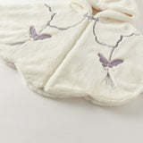 Dave&Bella Toddler Girls Cute Beige Plush-lined Hooded Capes