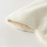 Dave&Bella Toddler Girls Cute Beige Plush-lined Hooded Capes