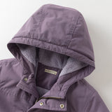Dave&Bella Kids Girls/Boys Cozy Outwear Plush-lined Hooded Padded Jackets