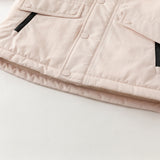 Dave&Bella Kids Girls/Boys Cozy Outwear Plush-lined Hooded Padded Jackets