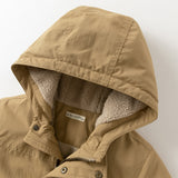 Dave&Bella Kids Girls/Boys Cozy Outwear Plush-lined Hooded Padded Jackets