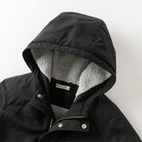 Dave&Bella Kids Girls/Boys Cozy Outwear Plush-lined Hooded Padded Jackets