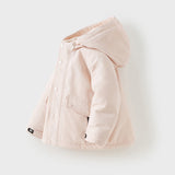 Dave&Bella Kids Girls/Boys Cozy Outwear Plush-lined Hooded Padded Jackets