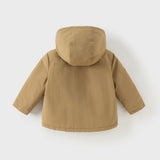 Dave&Bella Kids Girls/Boys Cozy Outwear Plush-lined Hooded Padded Jackets