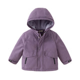 Dave&Bella Kids Girls/Boys Cozy Outwear Plush-lined Hooded Padded Jackets