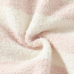 Dave&Bella Toddler Girls Winter Sweet Pink Striped Soft Sweaters Tops