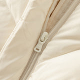 Dave&Bella Toddler Girls Winter Sweet Beige Outdoor Lightweight Hooded Warm Down Coats