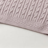 Dave&Bella Kids Girls Lovely Beige/Purple Padded Sweaters