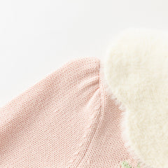 Dave&Bella Toddler Girls Versatile Stylish Sweet Pink Soft Sweaters Tops