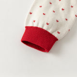 Dave&Bella Toddler Girls Elegance Beige Pullover Knit Sweater Tops