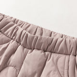 Dave&Bella Toddler Girls/Boys Black/Grey Pink Loose Cozy Padded Pants