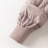 Dave&Bella Toddler Girls/Boys Black/Grey Pink Loose Cozy Padded Pants