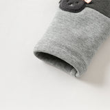 Dave&Bella Toddler Girls Versatile Candy Pink/Grey Soft Plush-lined Leggings Pants