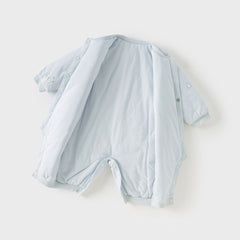 Dave&Bella Baby Girls/Boys Winter Cute Print Indoor Warm Padded Rompers