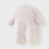 Dave&Bella Baby Girls/Boys Cute Print Indoor Warm Padded Rompers