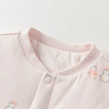 Dave&Bella Baby Girls/Boys Cute Print Indoor Warm Padded Rompers