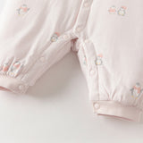 Dave&Bella Baby Girls/Boys Cute Print Indoor Warm Padded Rompers