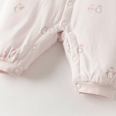 Dave&Bella Baby Girls/Boys Winter Cute Print Indoor Warm Padded Rompers