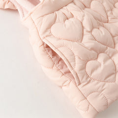 Dave&Bella Toddler Girls Sweet Pink Sleeveless Cozy Padded Vest Tops