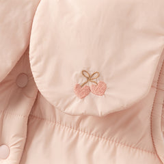 Dave&Bella Toddler Girls Sweet Pink Sleeveless Cozy Padded Vest Tops