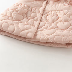 Dave&Bella Toddler Girls Sweet Pink Sleeveless Cozy Padded Vest Tops