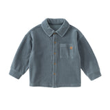 Dave&Bella Kids Boys Apricot/Blue/Purple College-style Shirts Tops
