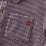Dave&Bella Kids Boys Apricot/Blue/Purple College-style Shirts Tops