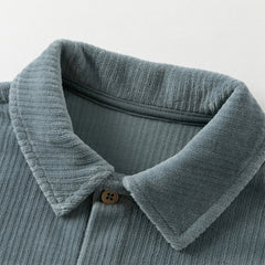 Dave&Bella Kids Boys Autumn Apricot/Blue/Purple College-style Shirts Tops
