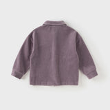 Dave&Bella Kids Boys Apricot/Blue/Purple College-style Shirts Tops