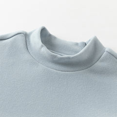 Dave&Bella Toddler Boys Winter Casual Turtle Collar T-shirts Tops