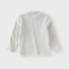 Dave&Bella Toddler Boys Winter Casual Turtle Collar T-shirts Tops