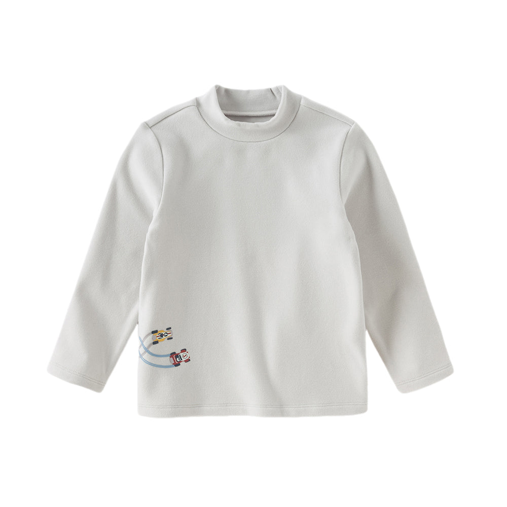 Dave&Bella Toddler Boys Casual Turtle Collar T-shirts Tops