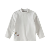Dave&Bella Toddler Boys Casual Turtle Collar T-shirts Tops