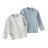 Dave&Bella Toddler Boys Casual Turtle Collar T-shirts Tops
