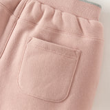 Dave&Bella Toddler Girls/Boys Cute Pink/Grey Outwear Warm Padded Pants