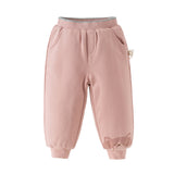 Dave&Bella Toddler Girls/Boys Cute Pink/Grey Outwear Warm Padded Pants