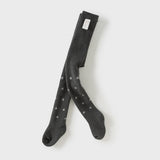Dave&Bella Toddler Girls Versatile Dark Grey Cozy Cotton Tights Leggings
