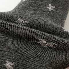 Dave&Bella Toddler Girls Winter Versatile Dark Grey Cozy Cotton Tights Leggings