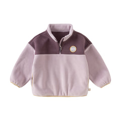 Dave&Bella Toddler Girls/Boys Winter Casual Turtle Soft Fleece Sweatshirts Tops