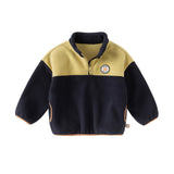 Dave&Bella Toddler Girls/Boys Casual Turtle Soft Fleece Sweatshirts Tops