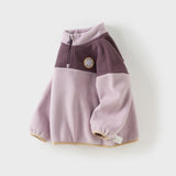 Dave&Bella Toddler Girls/Boys Casual Turtle Soft Fleece Sweatshirts Tops